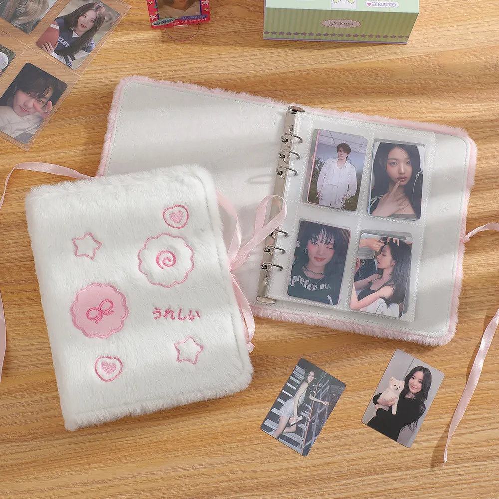 New And New Cute Fish Plate Loose-leaf Album Student Three-inch Polaroid Collection Card Album display picture 10