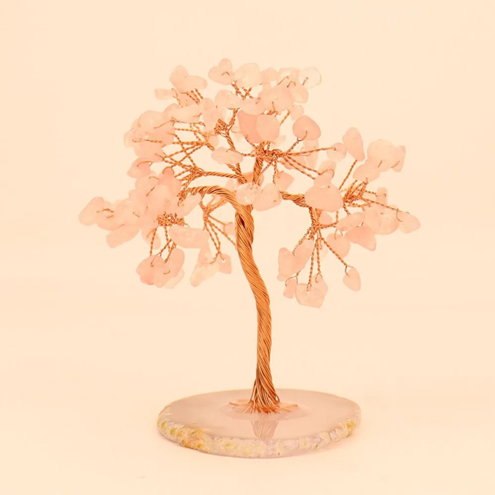 Manufacturer Wholesale Amethyst Money Tree Natural Energy Crystal Life Tree Agate Crystal Tree Ornaments H18 display picture 5