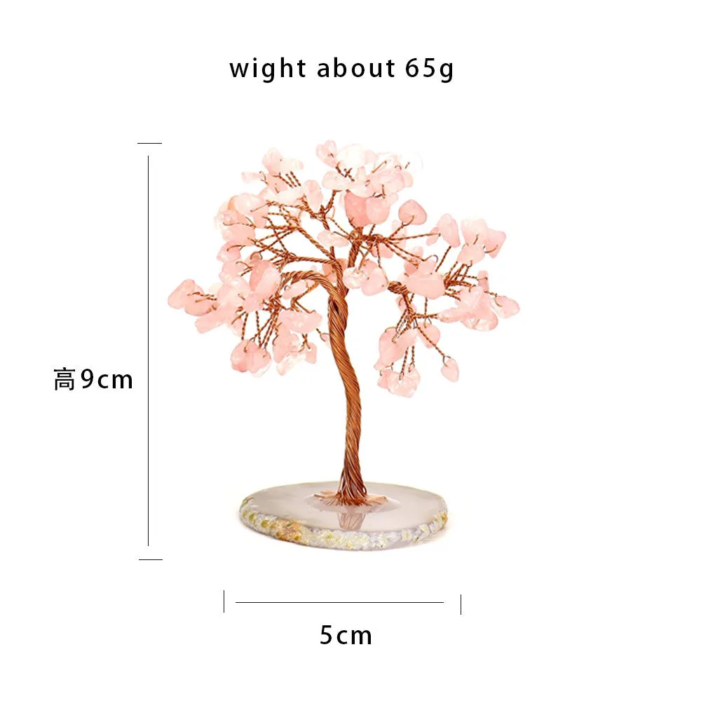 Manufacturer Wholesale Amethyst Money Tree Natural Energy Crystal Life Tree Agate Crystal Tree Ornaments H18 display picture 2
