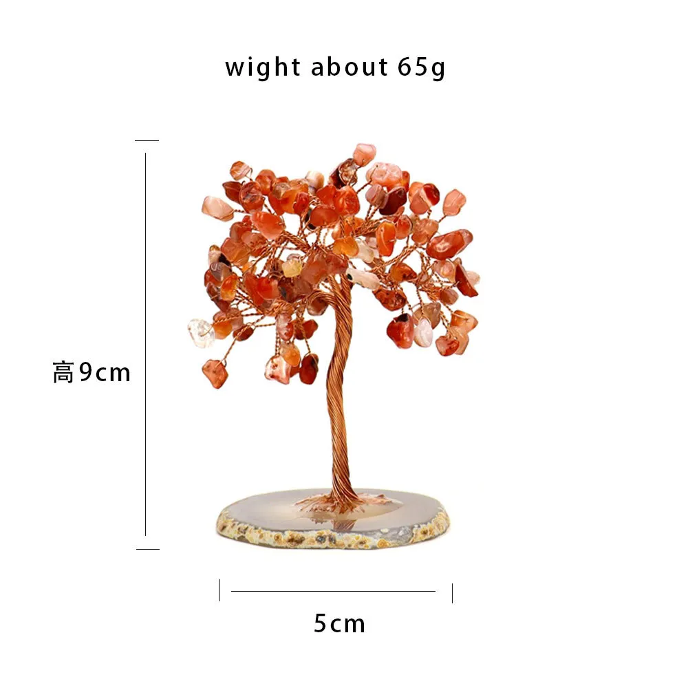 Manufacturer Wholesale Amethyst Money Tree Natural Energy Crystal Life Tree Agate Crystal Tree Ornaments H18 display picture 3