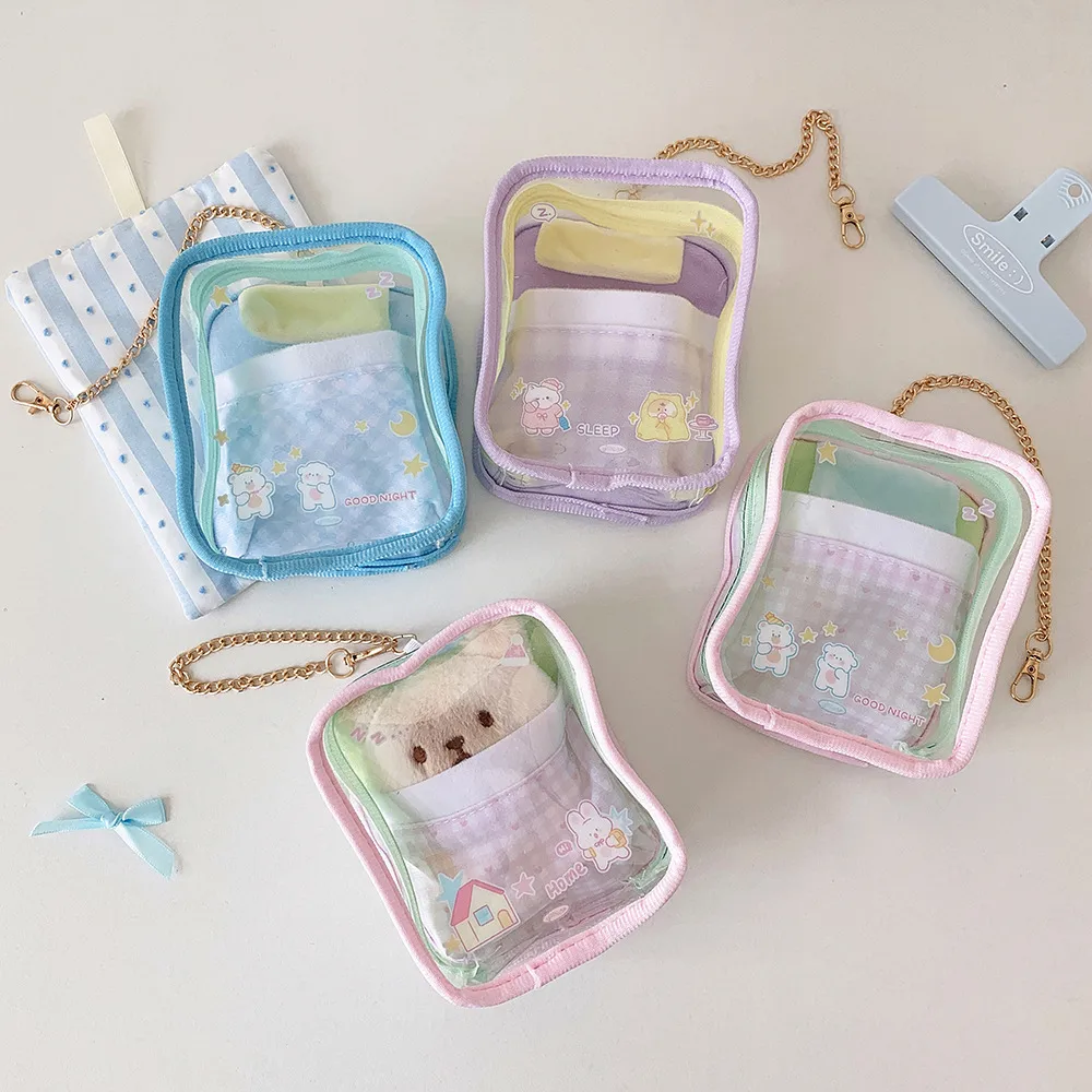 Simple Transparent Alovable Baby Bag Millet Whispering Doll Storage Display Pendant Bag Backpack Decoration Pain Bag Hanging Bag For Women display picture 5