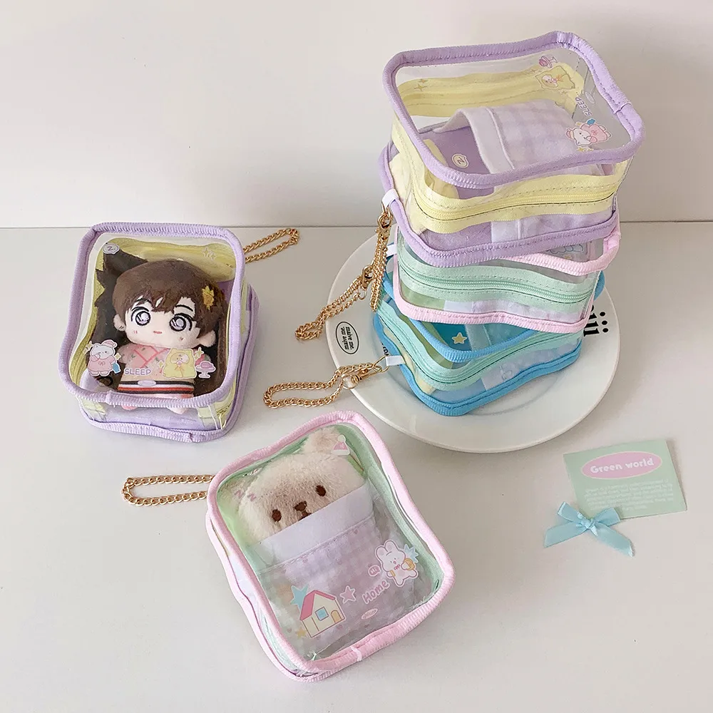 Simple Transparent Alovable Baby Bag Millet Whispering Doll Storage Display Pendant Bag Backpack Decoration Pain Bag Hanging Bag For Women display picture 7