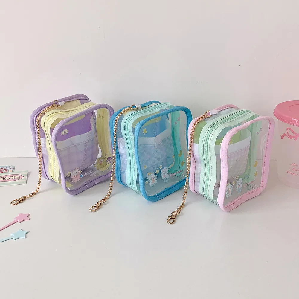 Simple Transparent Alovable Baby Bag Millet Whispering Doll Storage Display Pendant Bag Backpack Decoration Pain Bag Hanging Bag For Women display picture 8