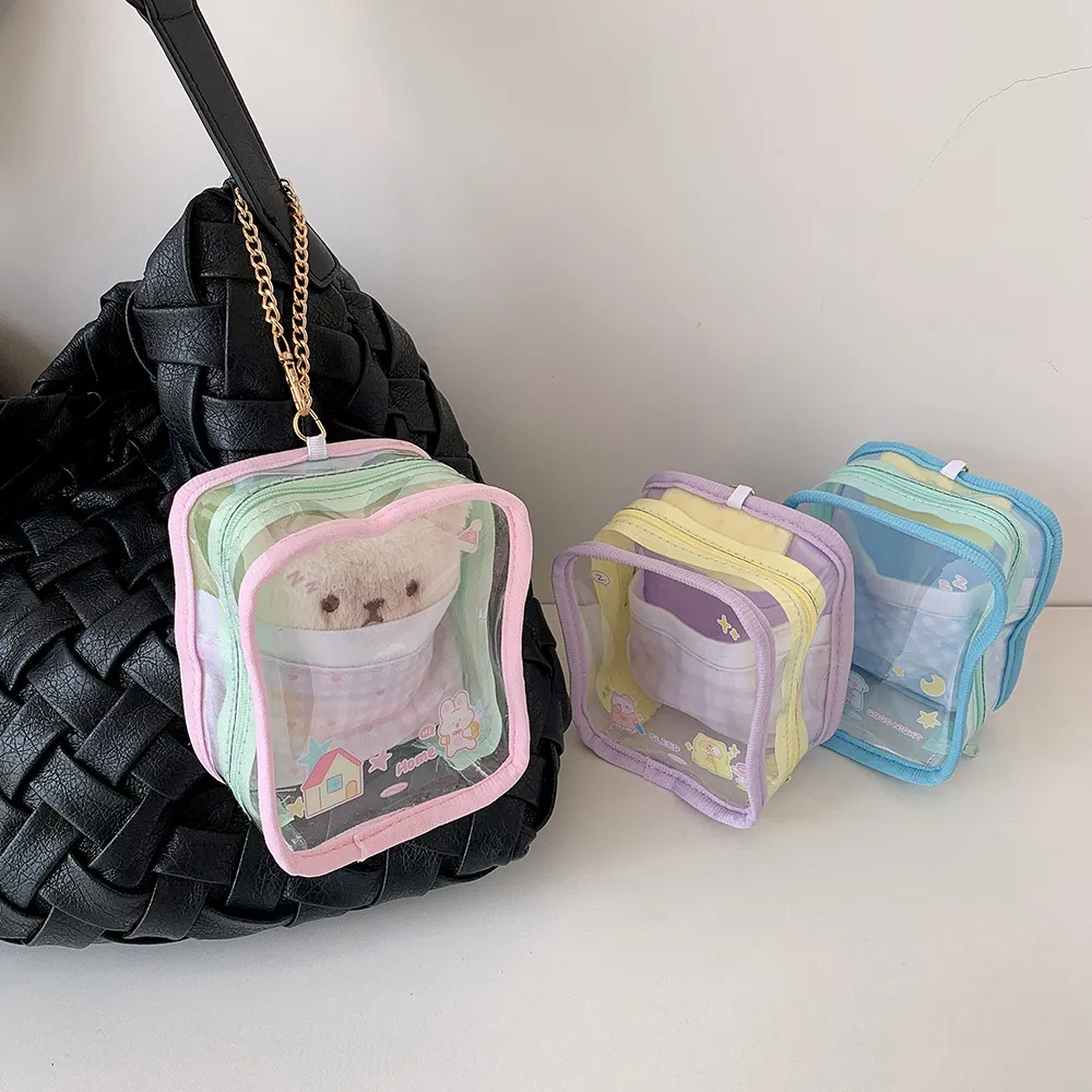 Simple Transparent Alovable Baby Bag Millet Whispering Doll Storage Display Pendant Bag Backpack Decoration Pain Bag Hanging Bag For Women display picture 9