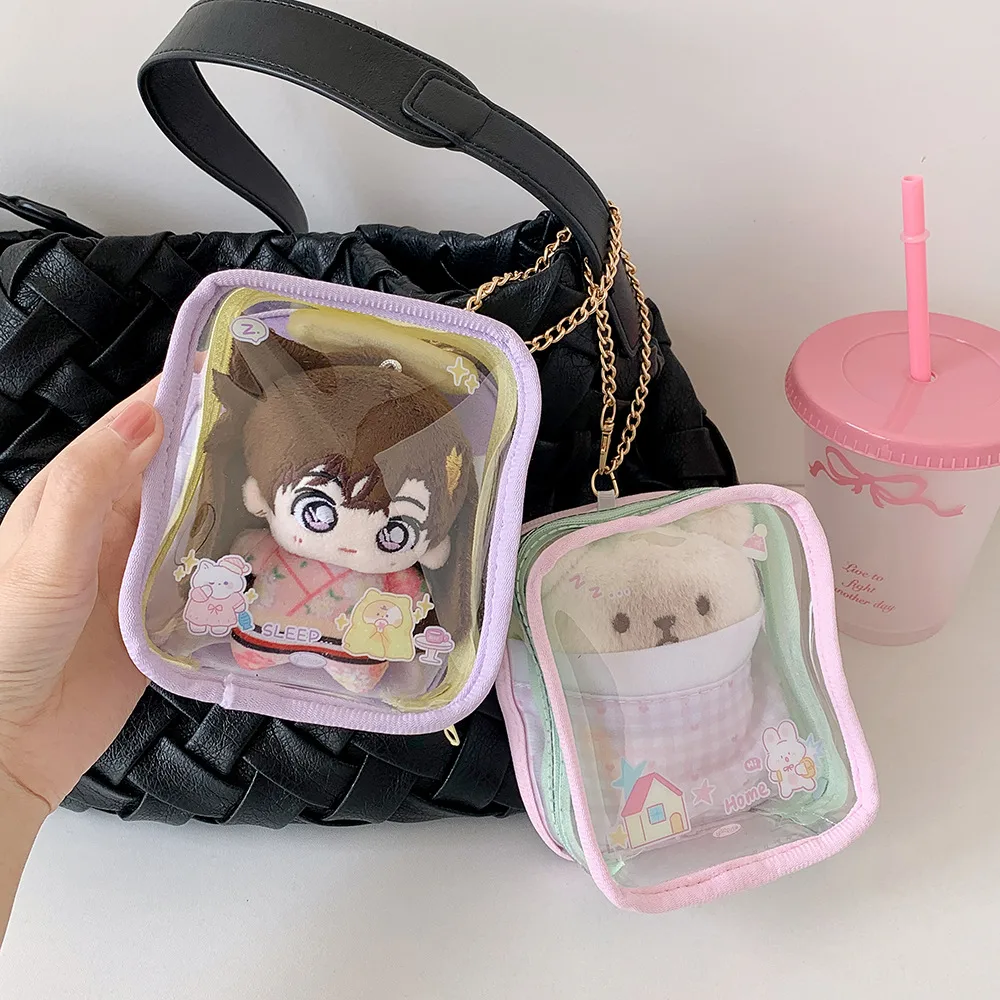 Simple Transparent Alovable Baby Bag Millet Whispering Doll Storage Display Pendant Bag Backpack Decoration Pain Bag Hanging Bag For Women display picture 10