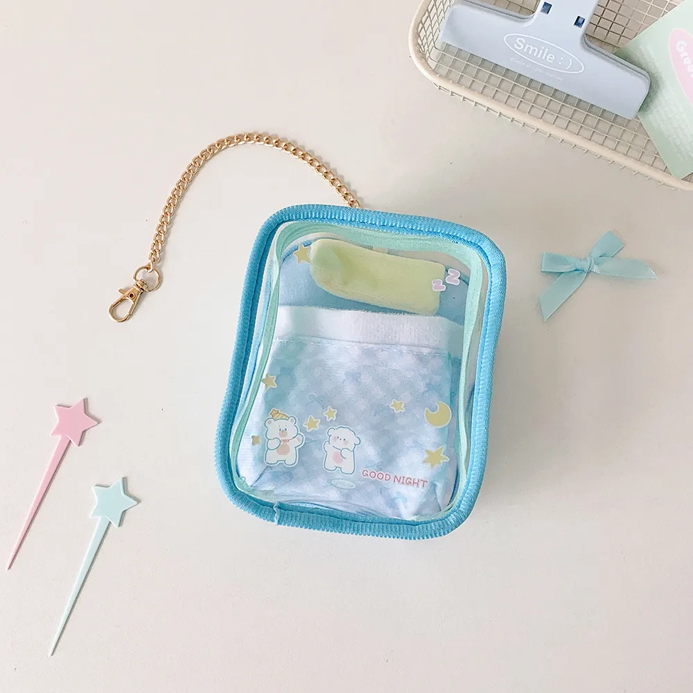 Simple Transparent Alovable Baby Bag Millet Whispering Doll Storage Display Pendant Bag Backpack Decoration Pain Bag Hanging Bag For Women display picture 13