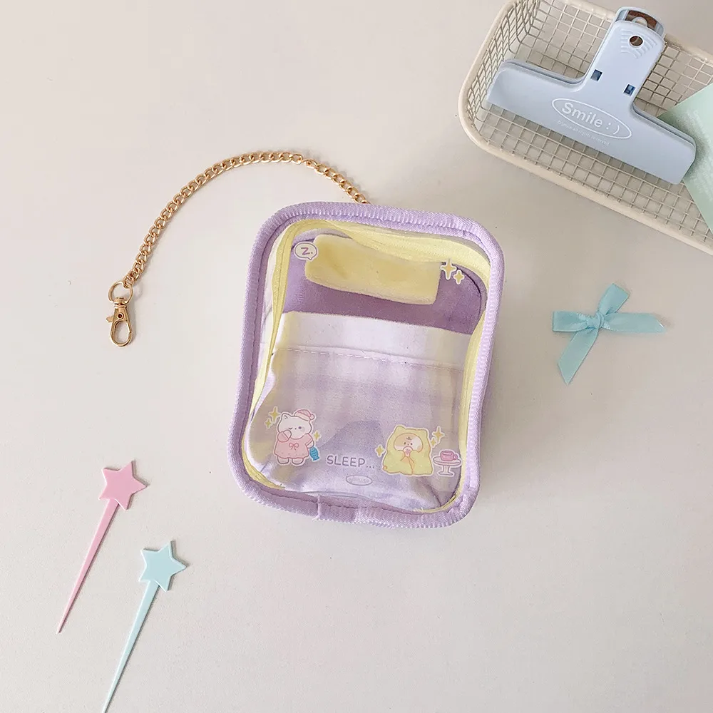 Simple Transparent Alovable Baby Bag Millet Whispering Doll Storage Display Pendant Bag Backpack Decoration Pain Bag Hanging Bag For Women display picture 14