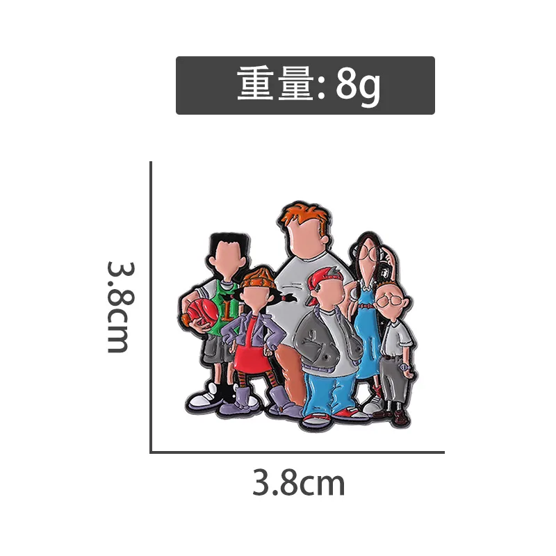 Creative Badge Suit Series English Pin Accessories All-match Personality Combination Multi-style Metal Brooch display picture 8