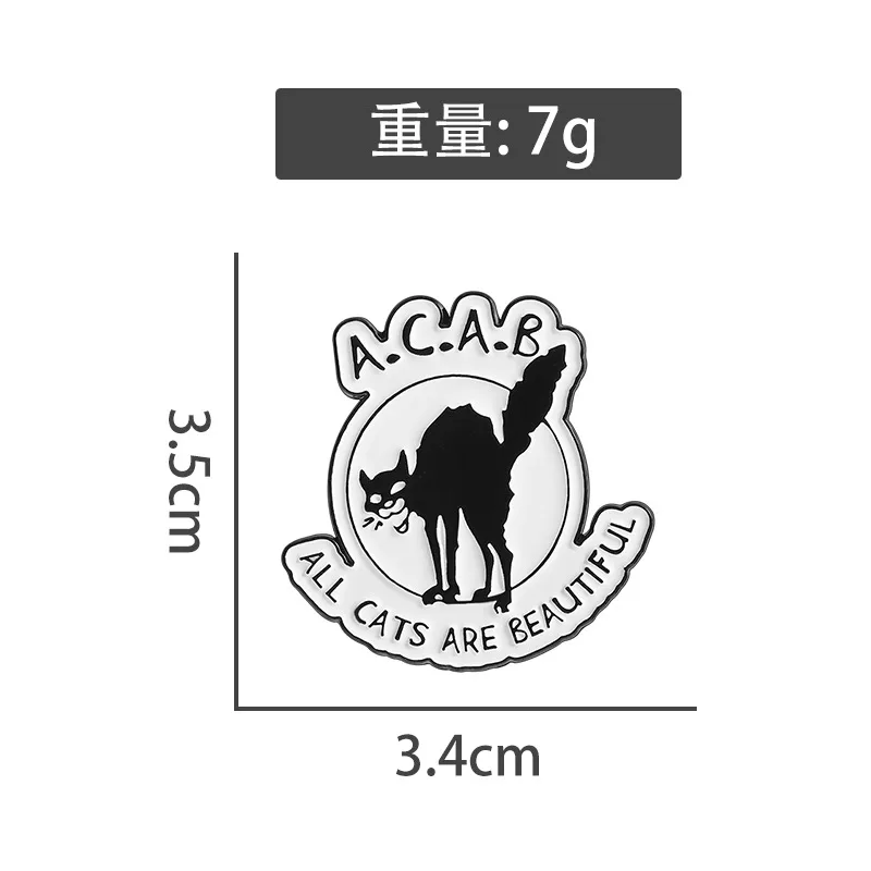 Creative Badge Suit Series English Pin Accessories All-match Personality Combination Multi-style Metal Brooch display picture 1