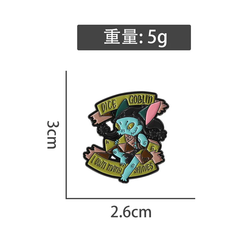 Creative Badge Suit Series English Pin Accessories All-match Personality Combination Multi-style Metal Brooch display picture 10