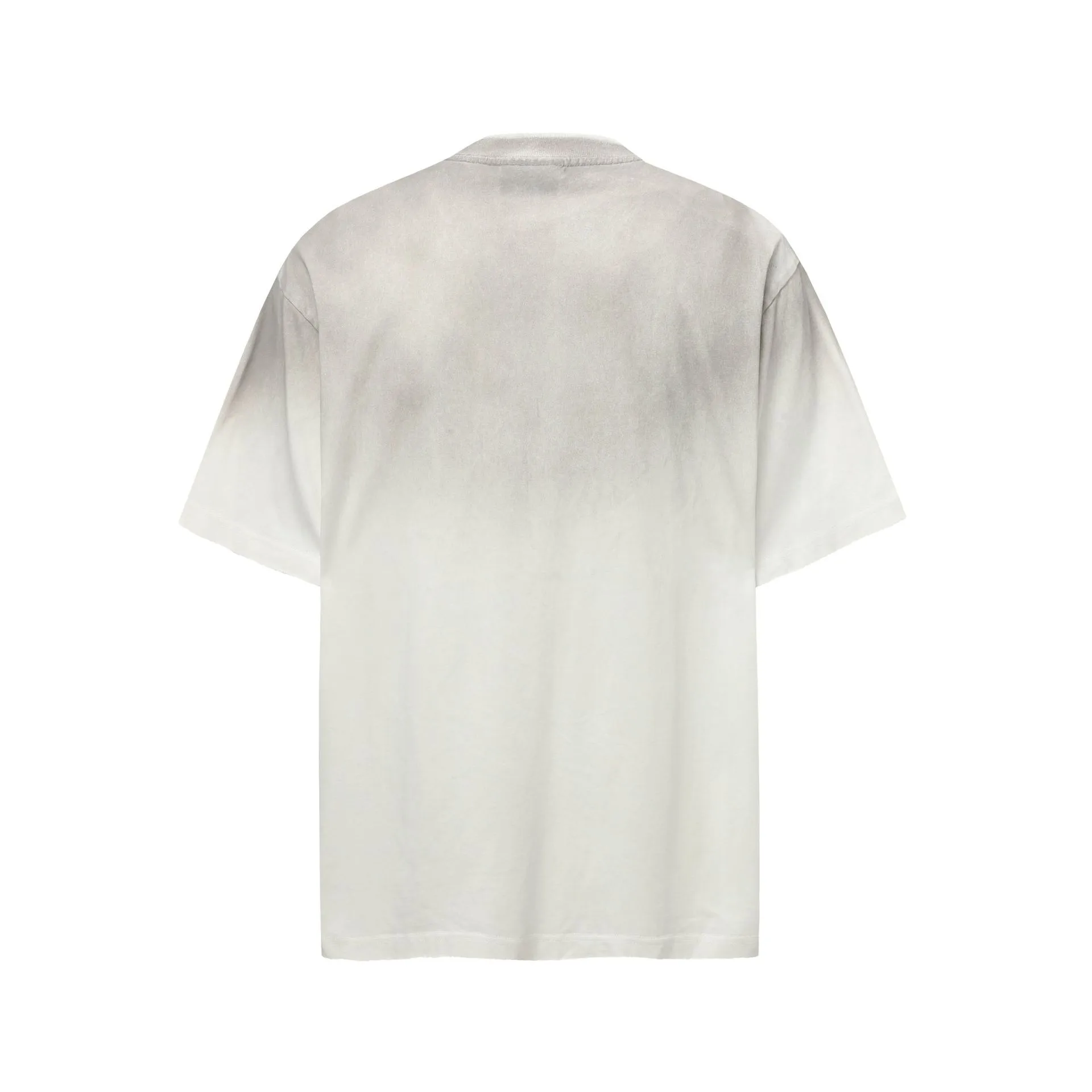 Jiayiku  Summer Cotton T-shirt American Retro Trendy Brand Niche Embroidery Dirty Dye Washed T-shirt Short Sleeve T-shirt For Men And Women display picture 5