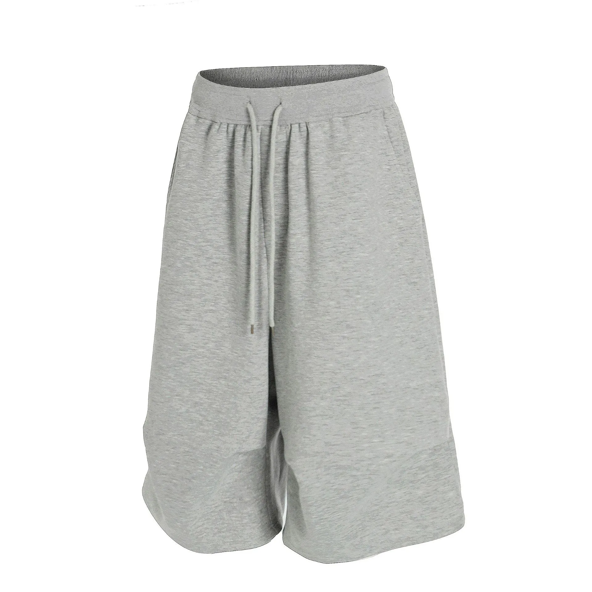 Jiayiku Men's  Summer Five-Point Pants New American Retro Sweatpants Couple Style Simple Wide-Leg Casual Pants display picture 4