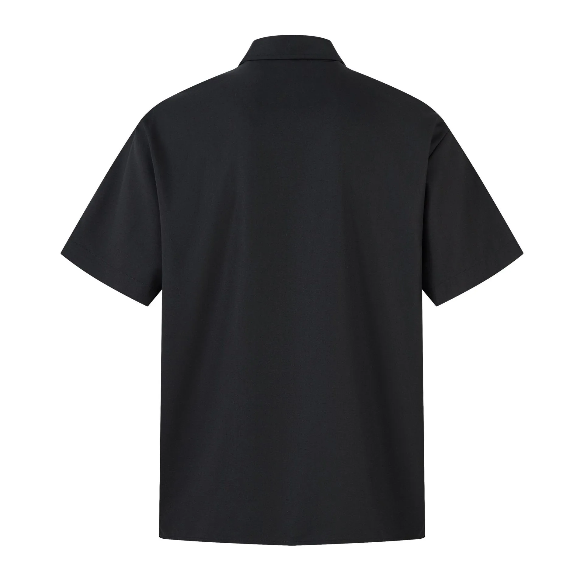 Jiayiku Men's  Summer Short-Sleeve Shirt New Style Cleanfit Niche Design Zipper Shirt Handsome display picture 4