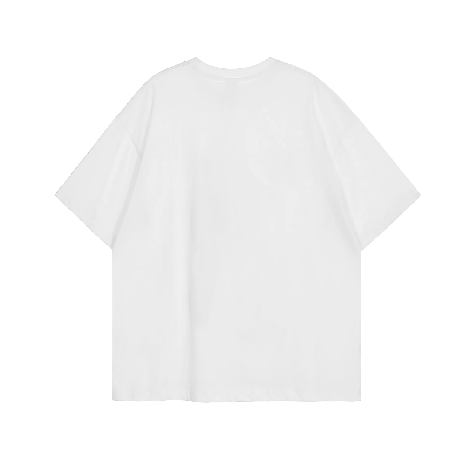 Jiayiku  Summer Couple T-shirt Plus Size American Retro Trendy Brand Oil Painting Style Washed T-shirt Short Sleeve Men's Loose display picture 12