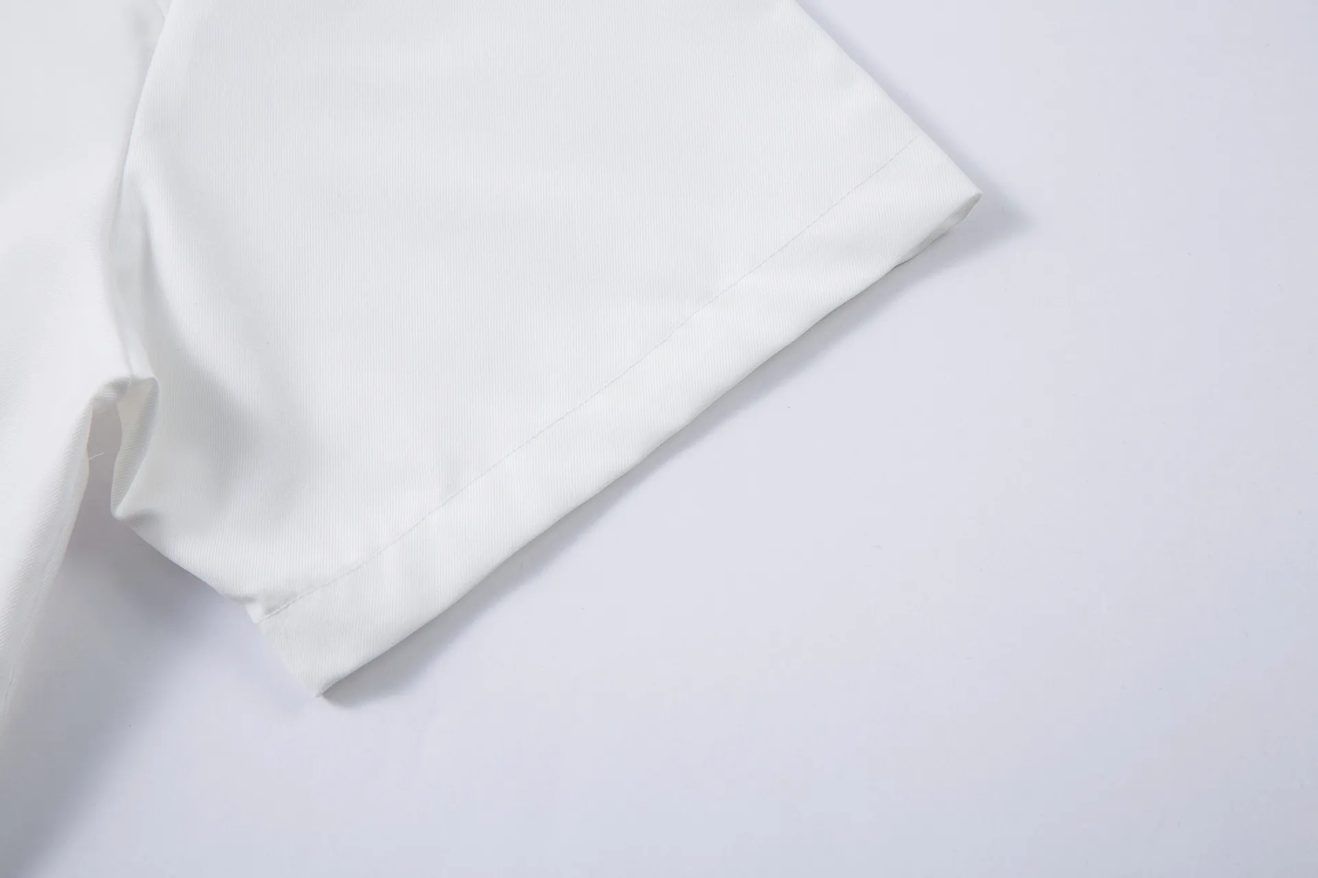 Jiayiku Men's  Summer Short-Sleeve Shirt New Style Cleanfit Niche Design Zipper Shirt Handsome display picture 15