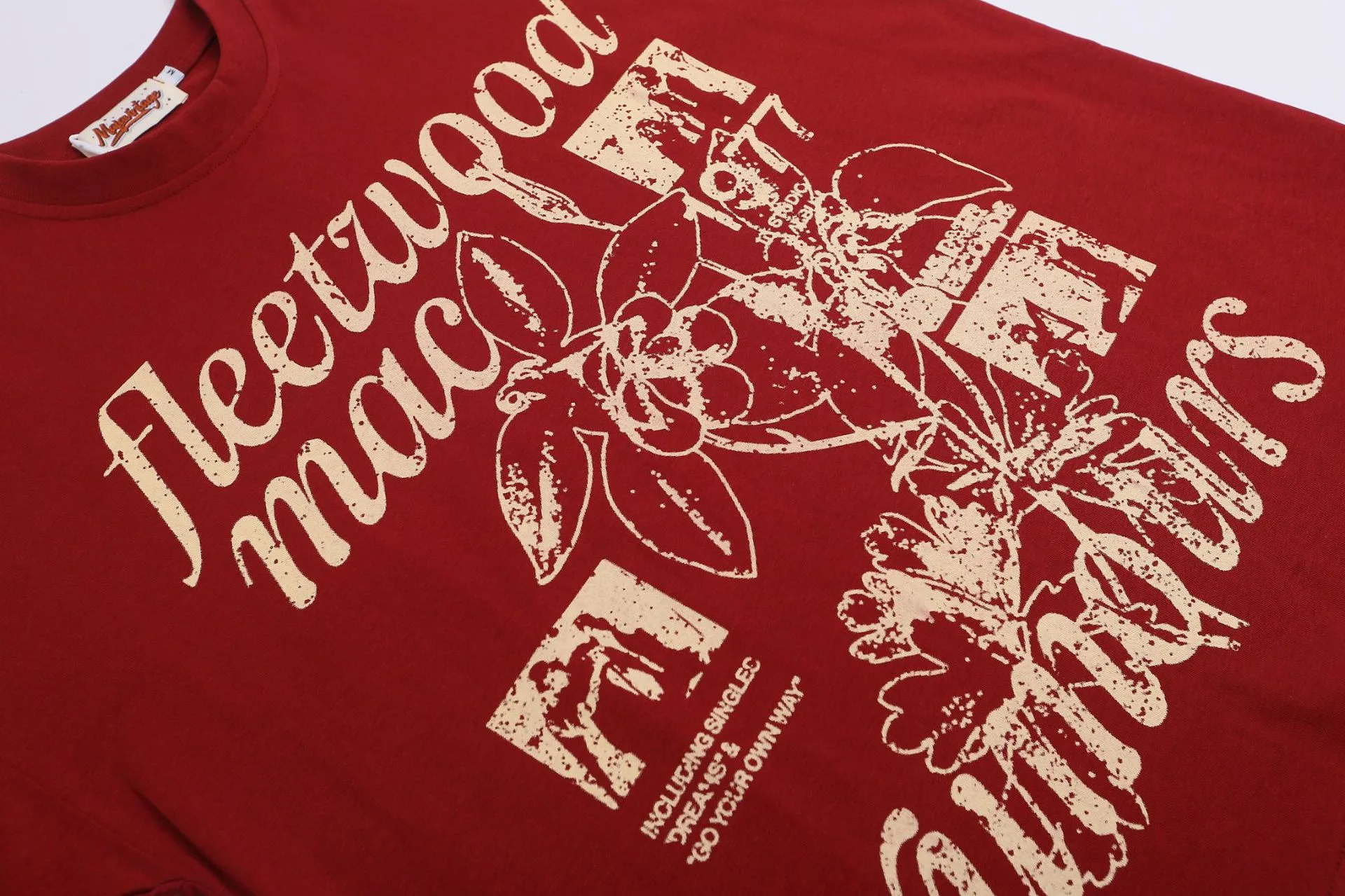 Jiayiku Trendy Brand  Summer T-Shirt New American Retro Couple T-Shirt Loose Creative Printed Cotton Short-Sleeved display picture 9