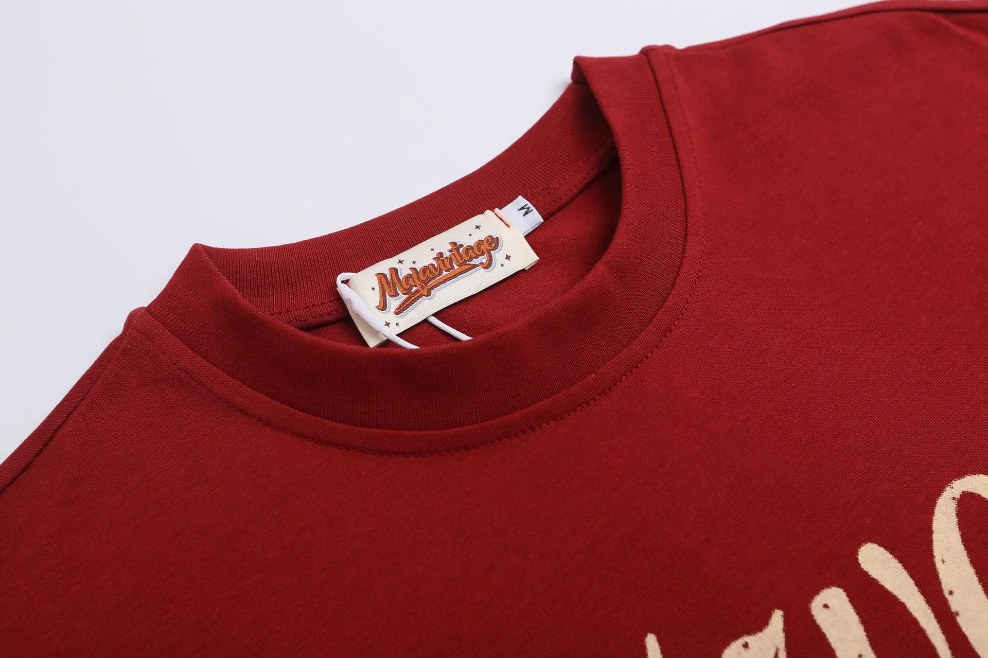 Jiayiku Trendy Brand  Summer T-Shirt New American Retro Couple T-Shirt Loose Creative Printed Cotton Short-Sleeved display picture 13