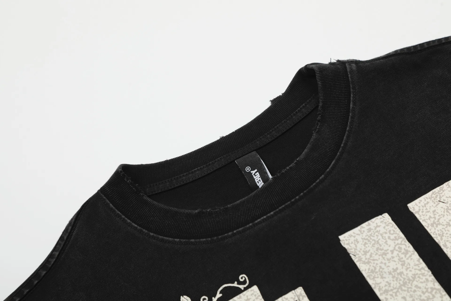Jiayiku  Summer T-shirt Short-sleeved Men's American Style Retro Trendy Brand Base Shirt Washed Old T-shirt Cotton Loose display picture 17