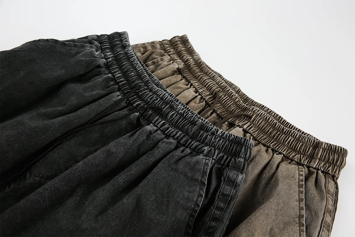 Men's Casual Shorts Simple Versatile American Retro Trendy Brand Washed Niche Workwear Casual Knee-Length Shorts Unisex display picture 8