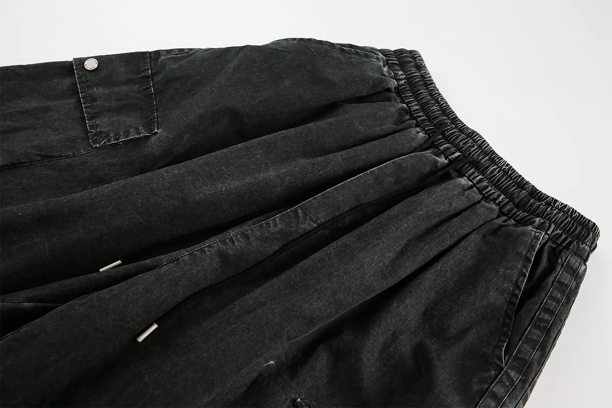 Men's Casual Shorts Simple Versatile American Retro Trendy Brand Washed Niche Workwear Casual Knee-Length Shorts Unisex display picture 10