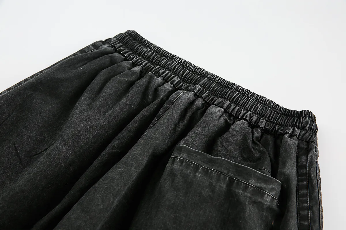 Men's Casual Shorts Simple Versatile American Retro Trendy Brand Washed Niche Workwear Casual Knee-Length Shorts Unisex display picture 13