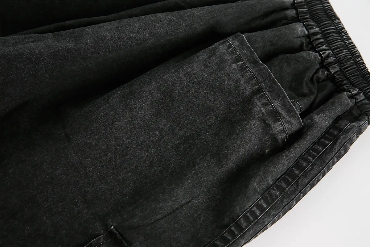 Men's Casual Shorts Simple Versatile American Retro Trendy Brand Washed Niche Workwear Casual Knee-Length Shorts Unisex display picture 15