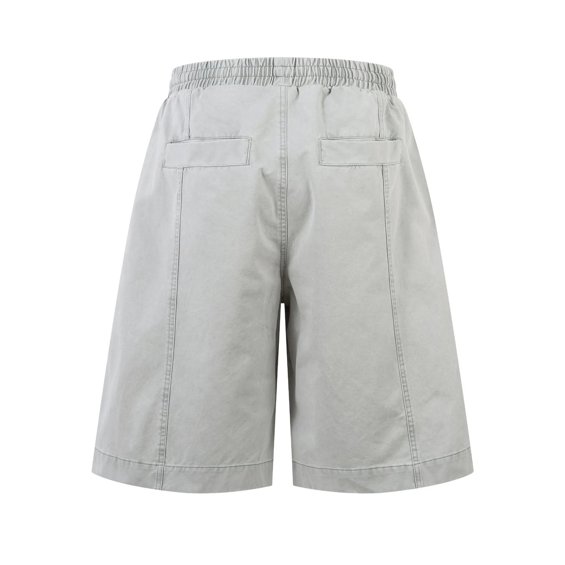 Jiayiku Trendy Brand  New Men's American Retro Washed Mid-Length Pants Loose Drape Wide-Leg Pants display picture 5