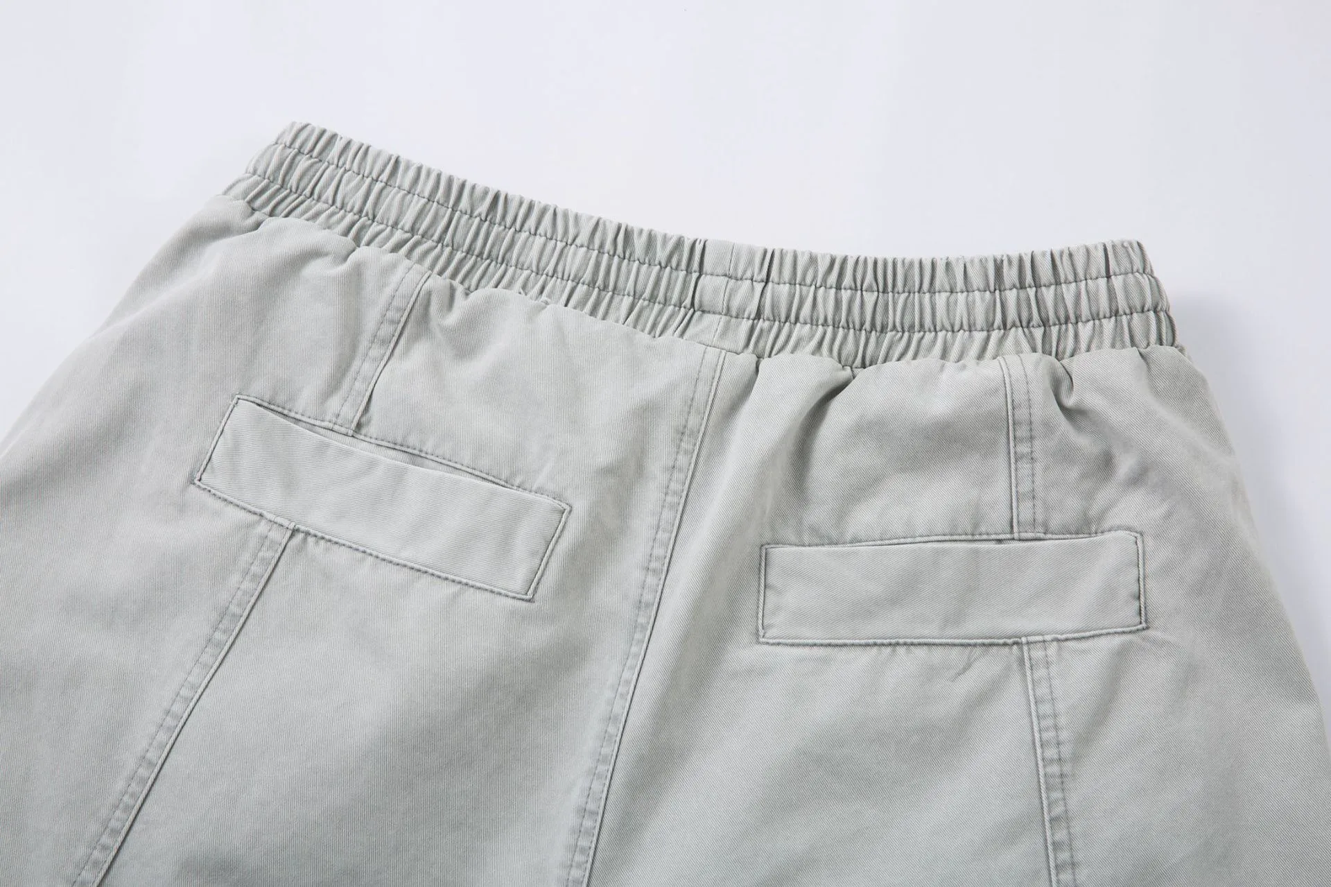 Jiayiku Trendy Brand  New Men's American Retro Washed Mid-Length Pants Loose Drape Wide-Leg Pants display picture 11