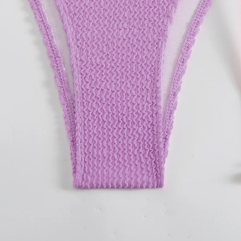 Elegant   New Split Swimsuit Two-piece Set Tether Sexy  Soft Cup Bikini display picture 15
