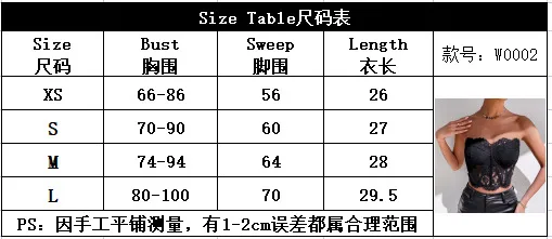 Nix  New Autumn Black   Foreign Trade Women Sexy Corset Fish Bone Lace Small Vest 0002 display picture 1