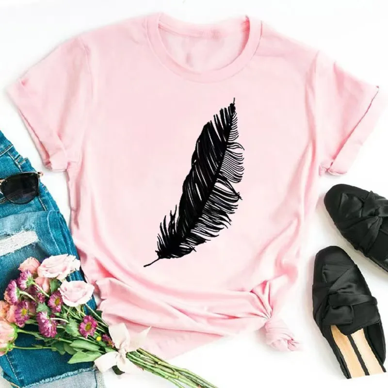 New Summer Short-Sleeved T-Shirt Women's Student New Style Loose Large Size Women's Clothing Manufacturer Wholesale Dropshipping display picture 4