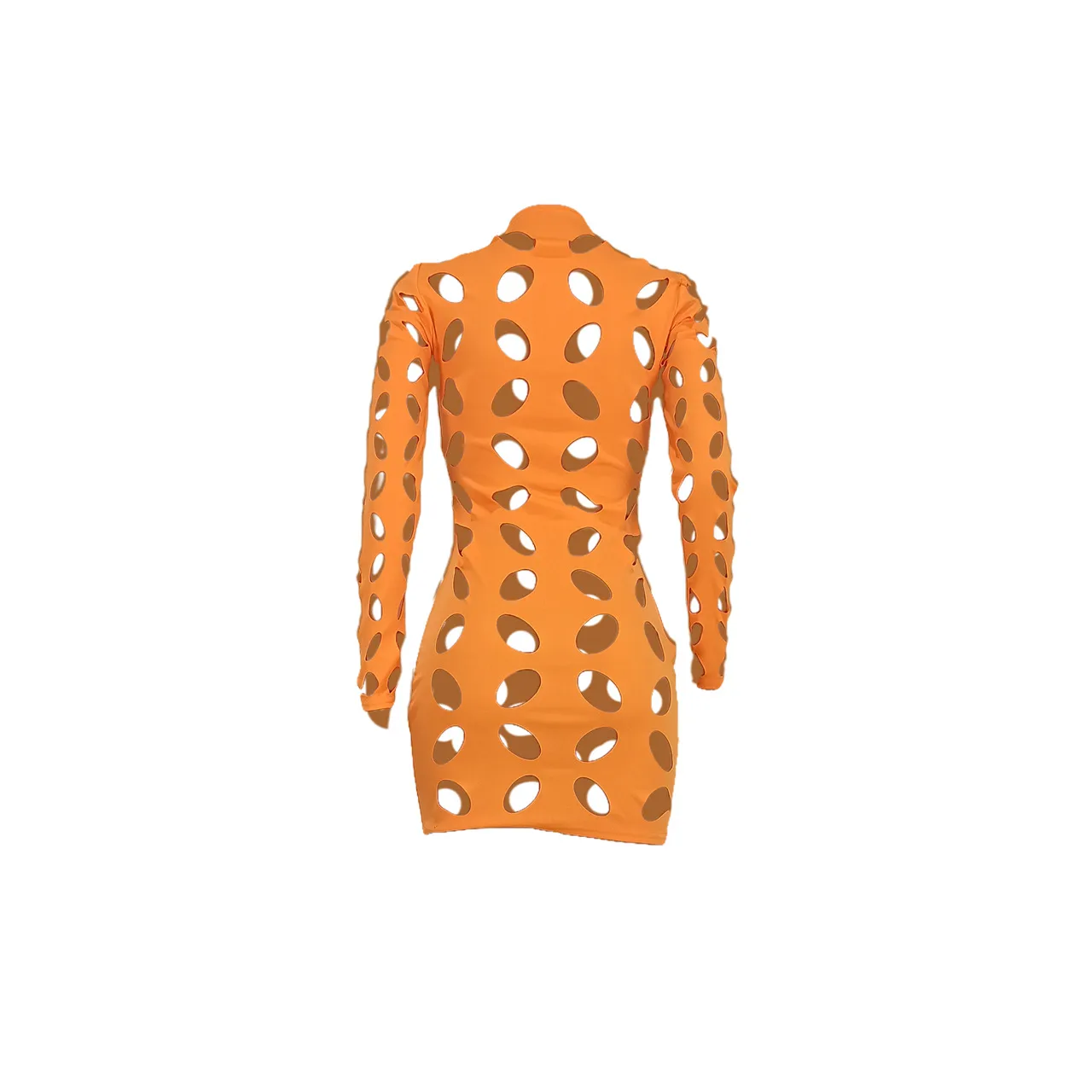 YD8721-H1  Women's Clothing  New Sexy Fashion Hollow Burning Flower Dress  Women display picture 18
