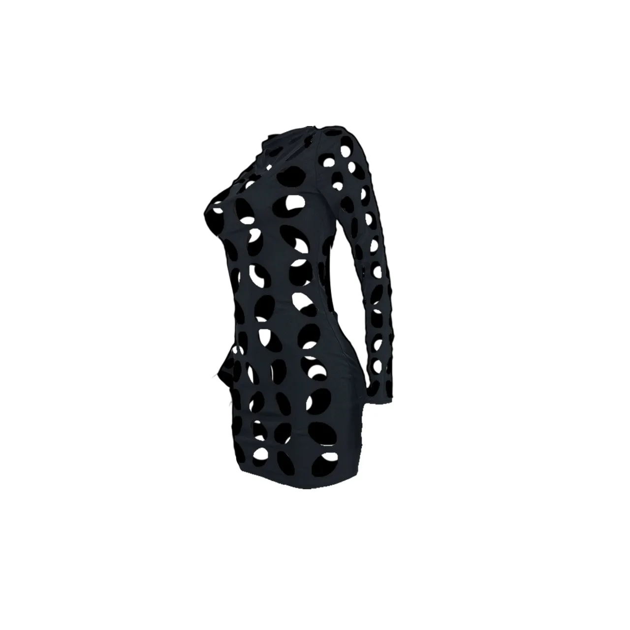 YD8721-H1  Women's Clothing  New Sexy Fashion Hollow Burning Flower Dress  Women display picture 24
