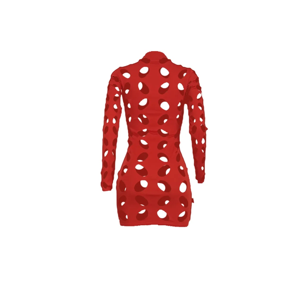 YD8721-H1  Women's Clothing  New Sexy Fashion Hollow Burning Flower Dress  Women display picture 33