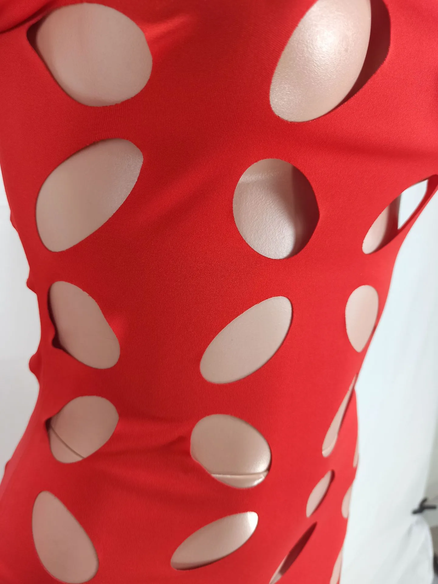 YD8721-H1  Women's Clothing  New Sexy Fashion Hollow Burning Flower Dress  Women display picture 40