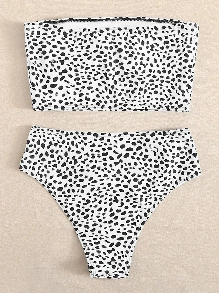 Swimwear  Sexy Strapless High Waist Split Bikini   Explosions Swimwear display picture 57