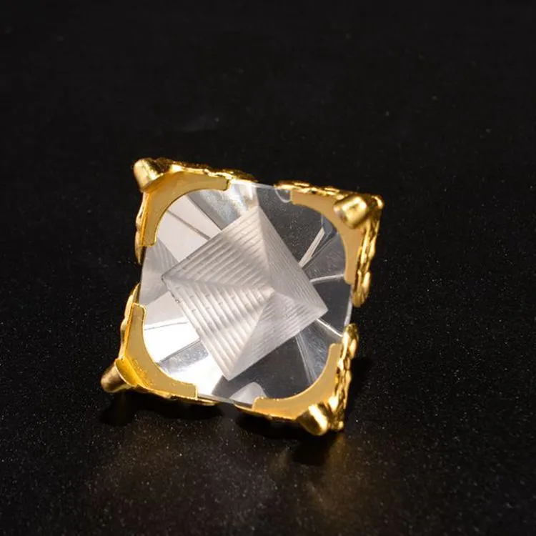 Crystal Pyramid Polyhedron Egyptian Feng Shui Craft Ornaments Bank Finance Commemorative Gifts display picture 17