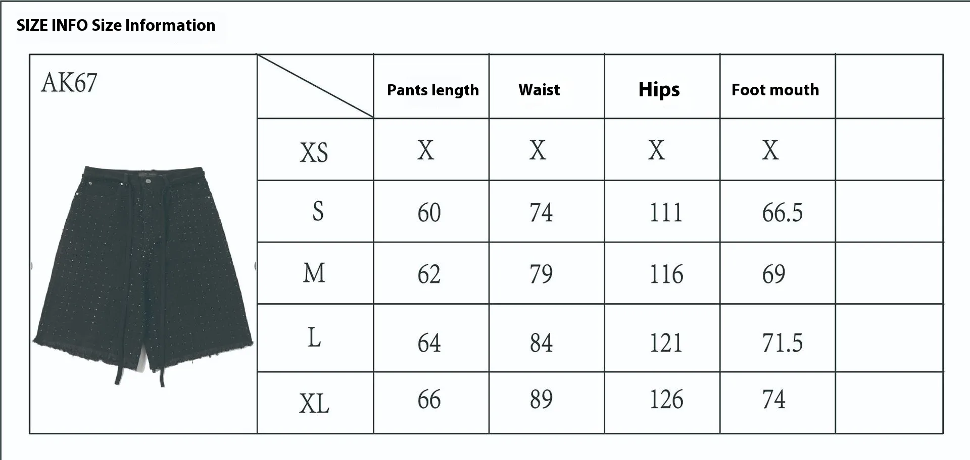 Jiayiku Men's  High Street American Style Vintage Washed Burr Edge Denim Shorts Heavy-duty Hot-drill Distinctive Pants display picture 1