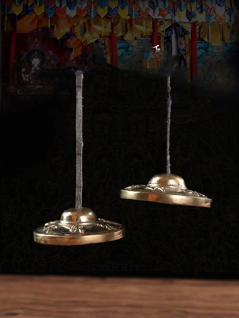 Nibo Bell Brass Bells Bells Bells Bells Bells National Musical Instruments Accessories Tantric Musical Instruments Bells Cymbals Ding Xia Bell Pestle display picture 2