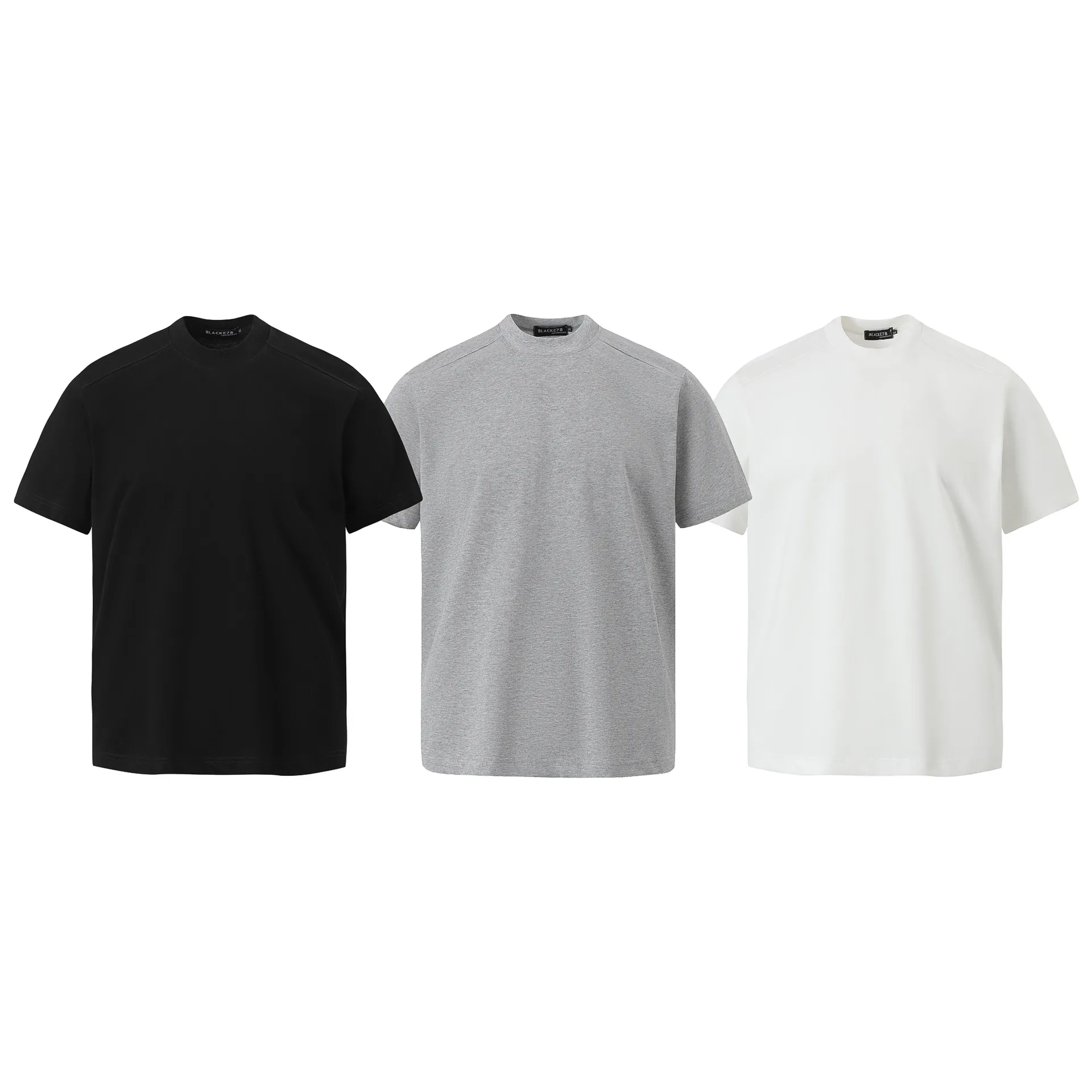 Jiayi Library Men's  New Summer New Niche Simple All-match Cool T-shirt Short-sleeved Men's High-end Style display picture 2