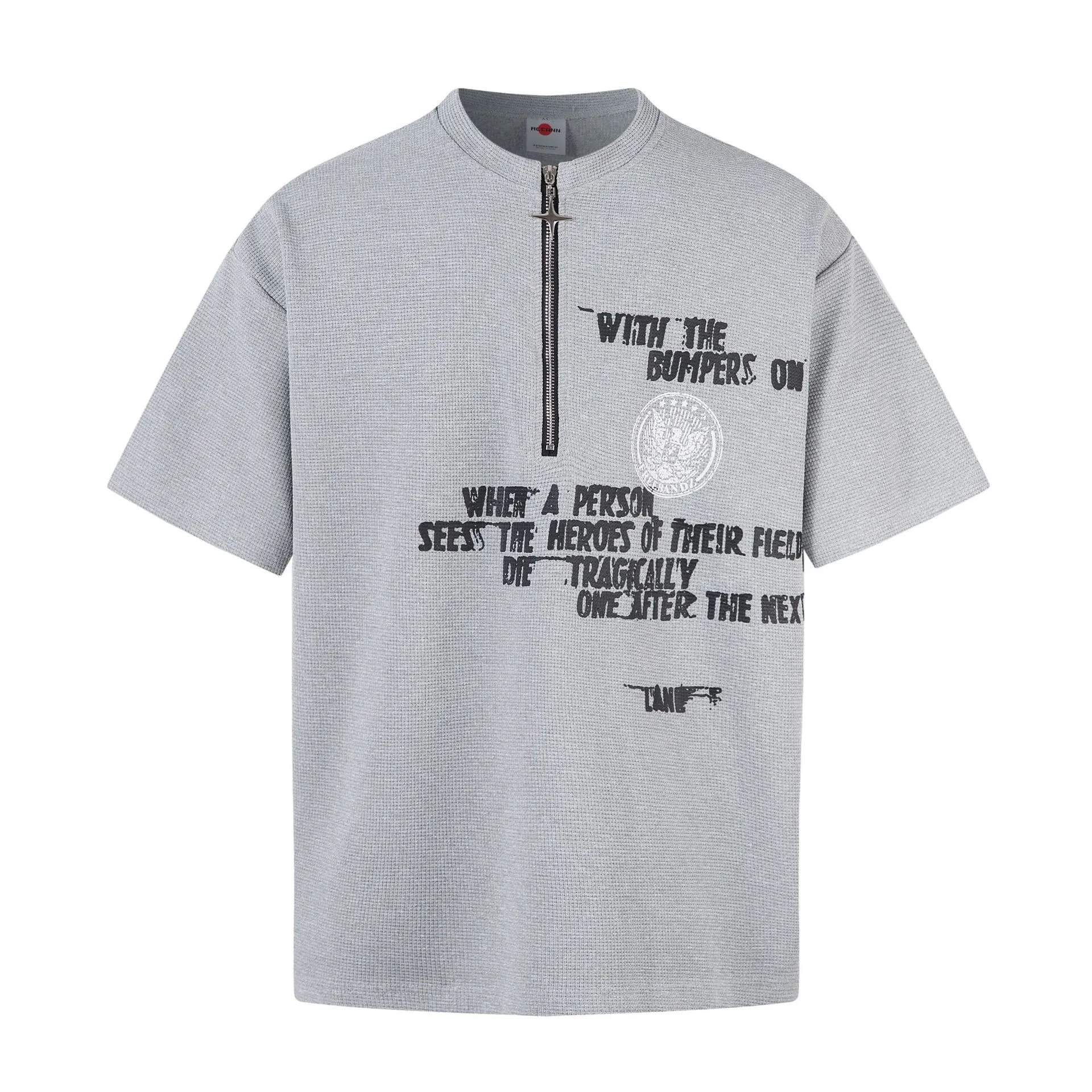 Jiayiku Men's  New T-shirt Men's American Style Retro Trendy Brand Short-sleeved T-shirt Printed Loose Half-sleeved Top For Men display picture 3