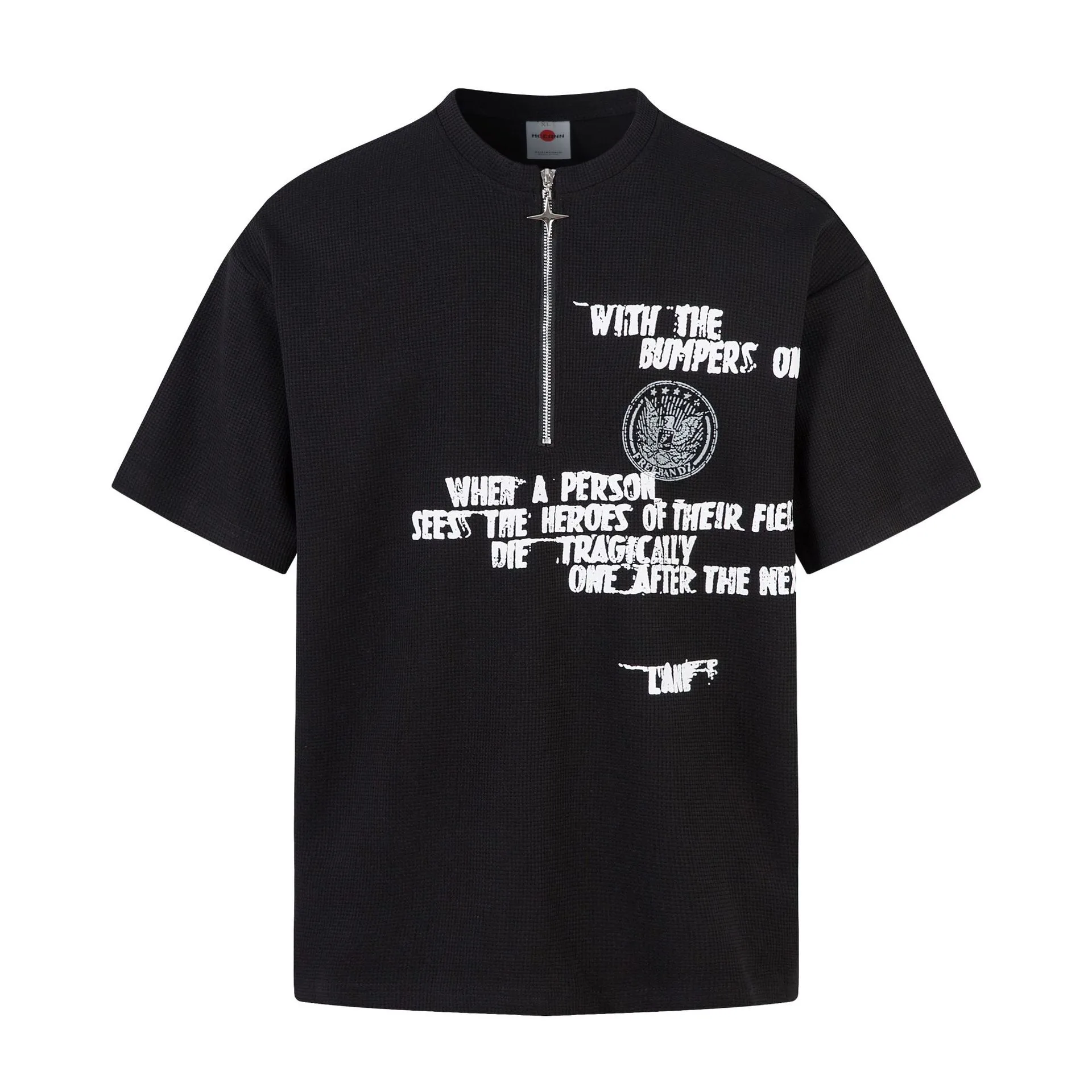 Jiayiku Men's  New T-shirt Men's American Style Retro Trendy Brand Short-sleeved T-shirt Printed Loose Half-sleeved Top For Men display picture 5