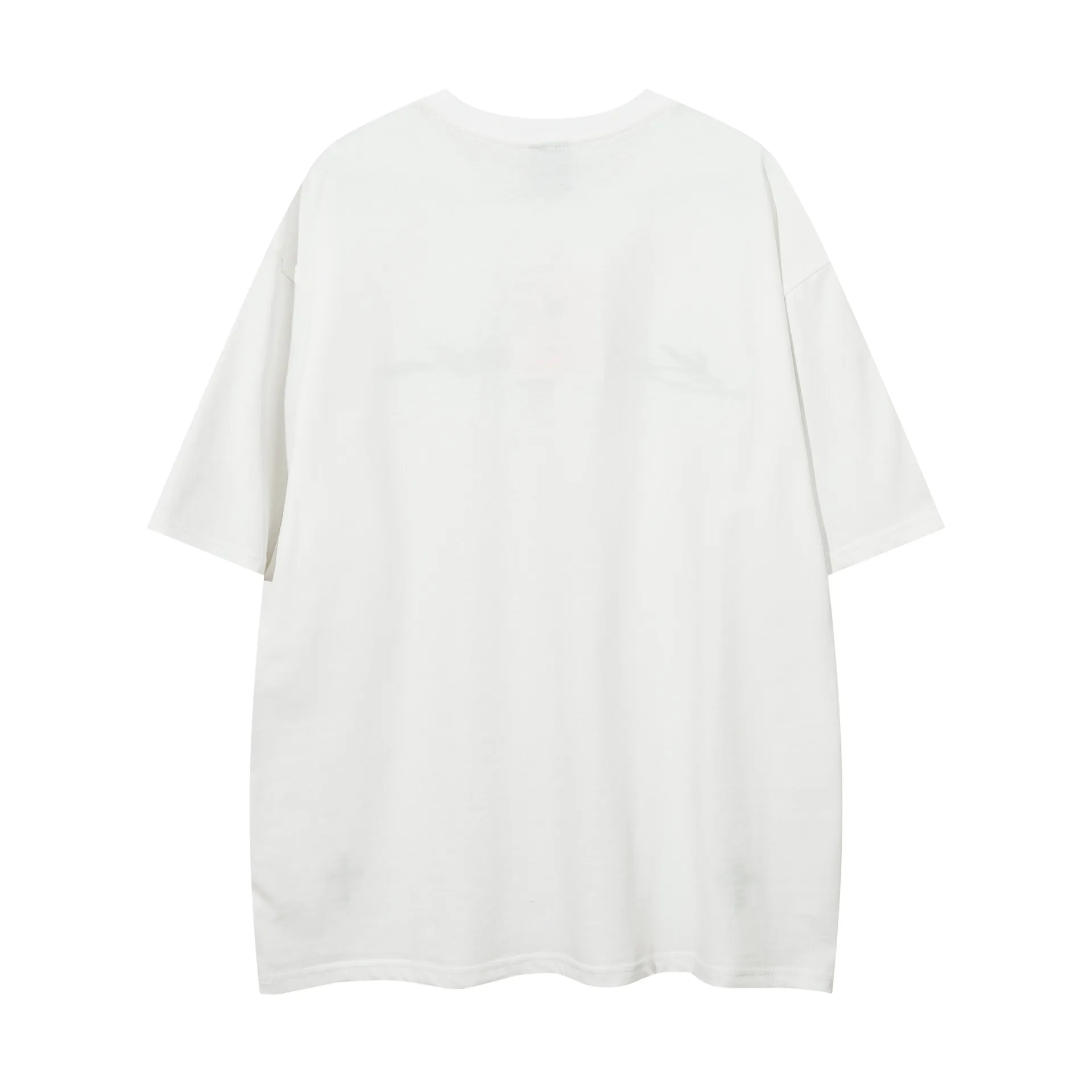 Jiayiku Summer Pure Cotton Short-sleeved T-shirt Men's  New American Style Turpies Handsome High-end Simple Round Neck T-shirt For Men And Women display picture 2
