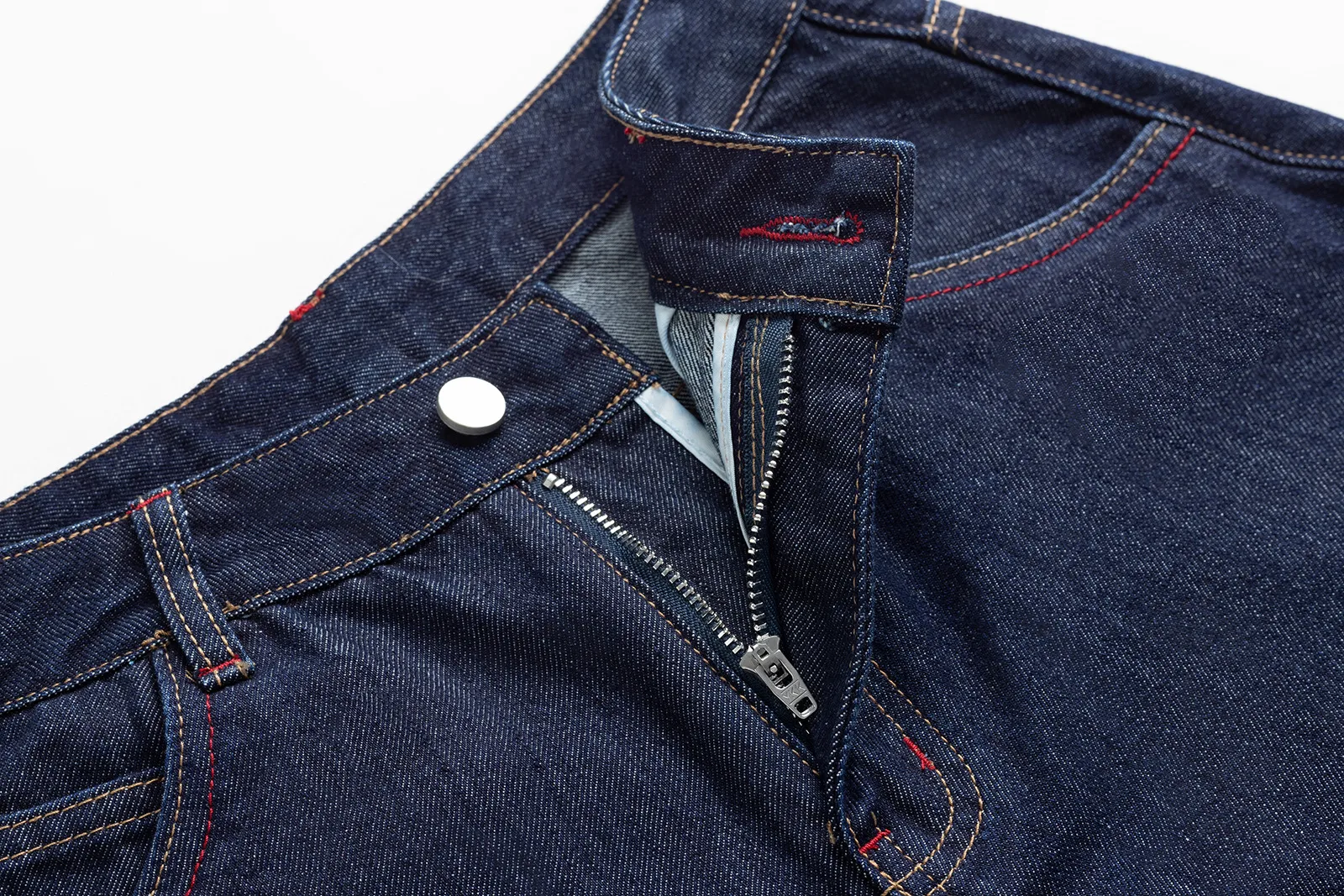Jiayiku  New Denim Pants Men's American Style Trendy Brand Washed Denim Shorts Loose Wide Leg Pants display picture 10