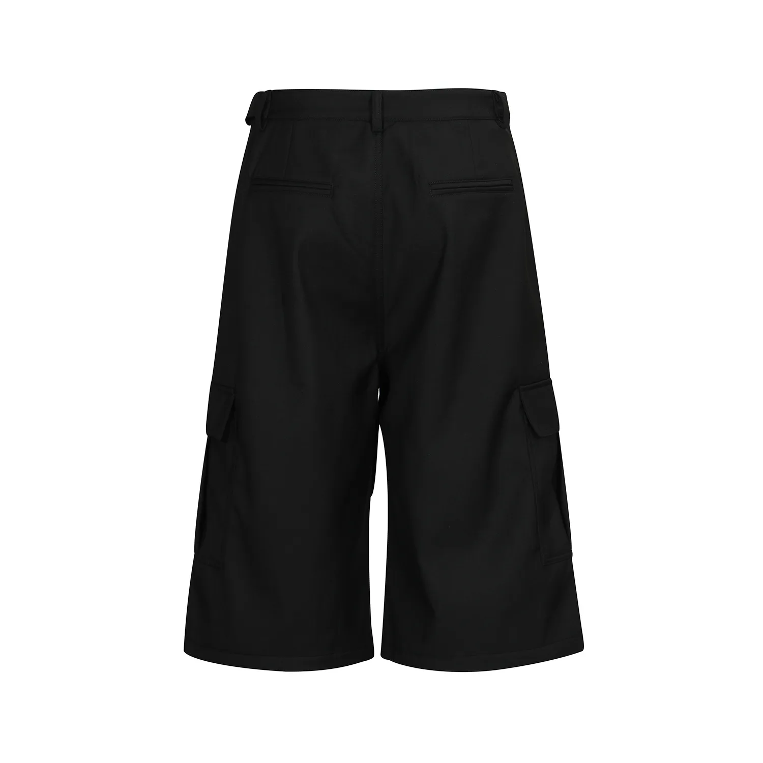 Jiayiku  American Retro Pants For Men And Women Cleanfit Loose Wide-leg Workwear Capri Pants display picture 8