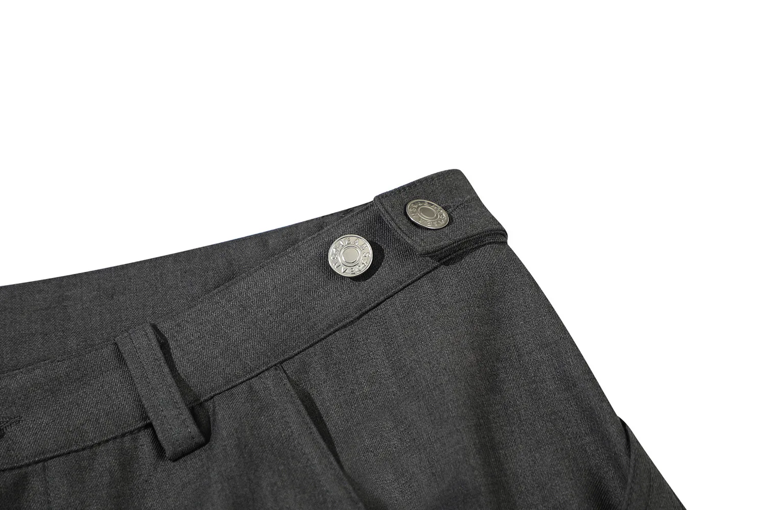 Jiayiku  American Retro Pants For Men And Women Cleanfit Loose Wide-leg Workwear Capri Pants display picture 23