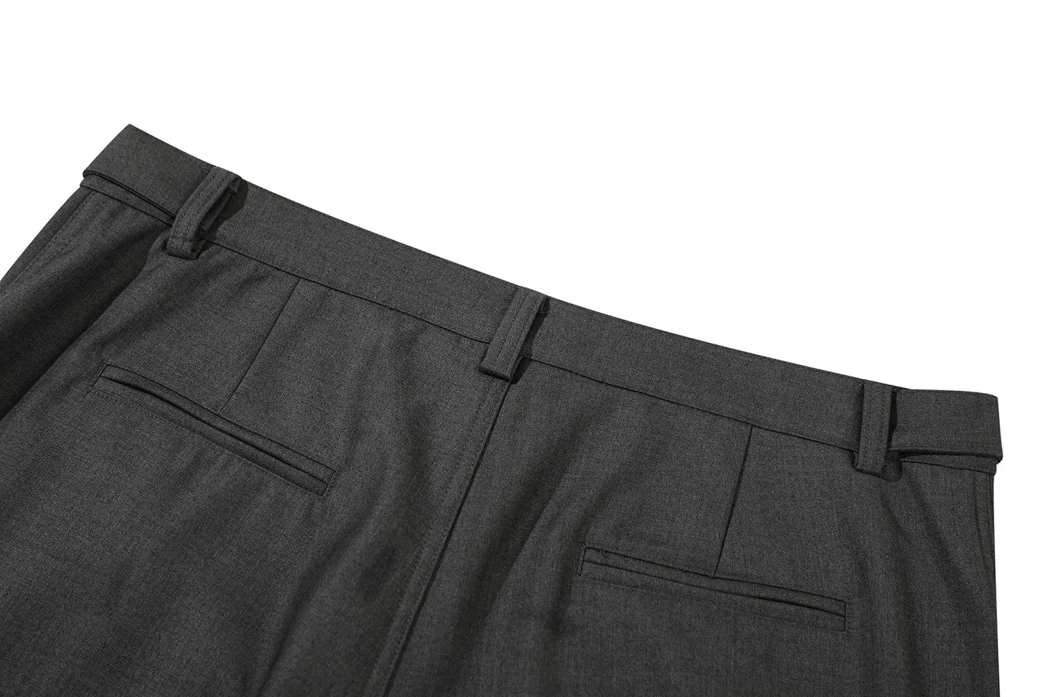 Jiayiku  American Retro Pants For Men And Women Cleanfit Loose Wide-leg Workwear Capri Pants display picture 25