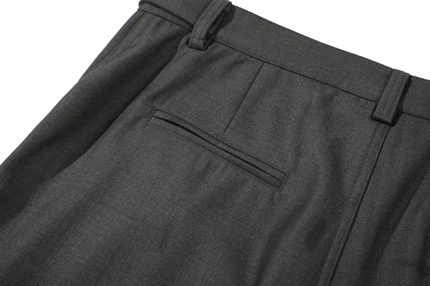 Jiayiku  American Retro Pants For Men And Women Cleanfit Loose Wide-leg Workwear Capri Pants display picture 26