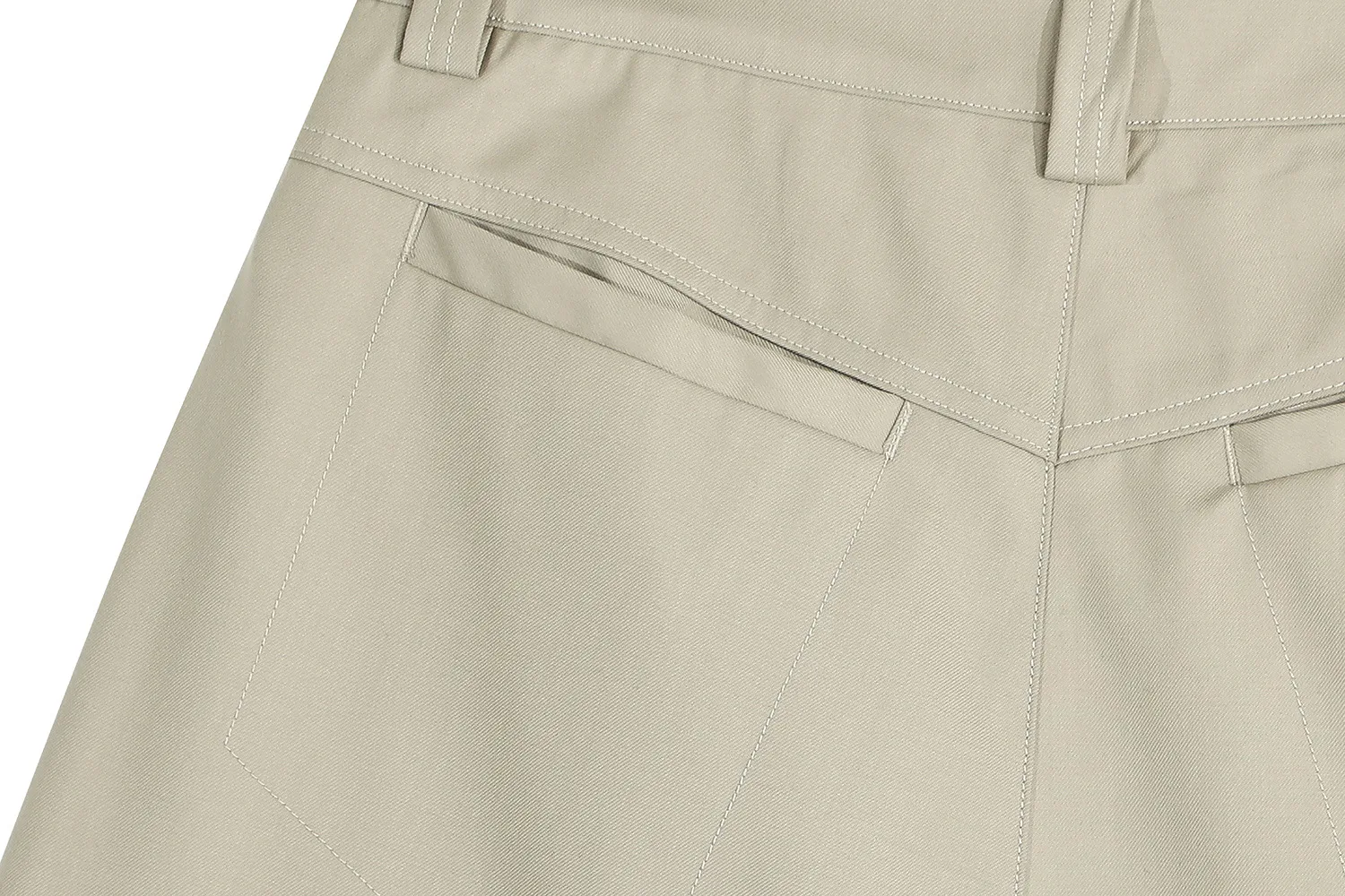 Jiayiku  American Retro Draped Suit Shorts Men's And Women's Cleanfit Loose Wide-leg Cropped Pants display picture 17