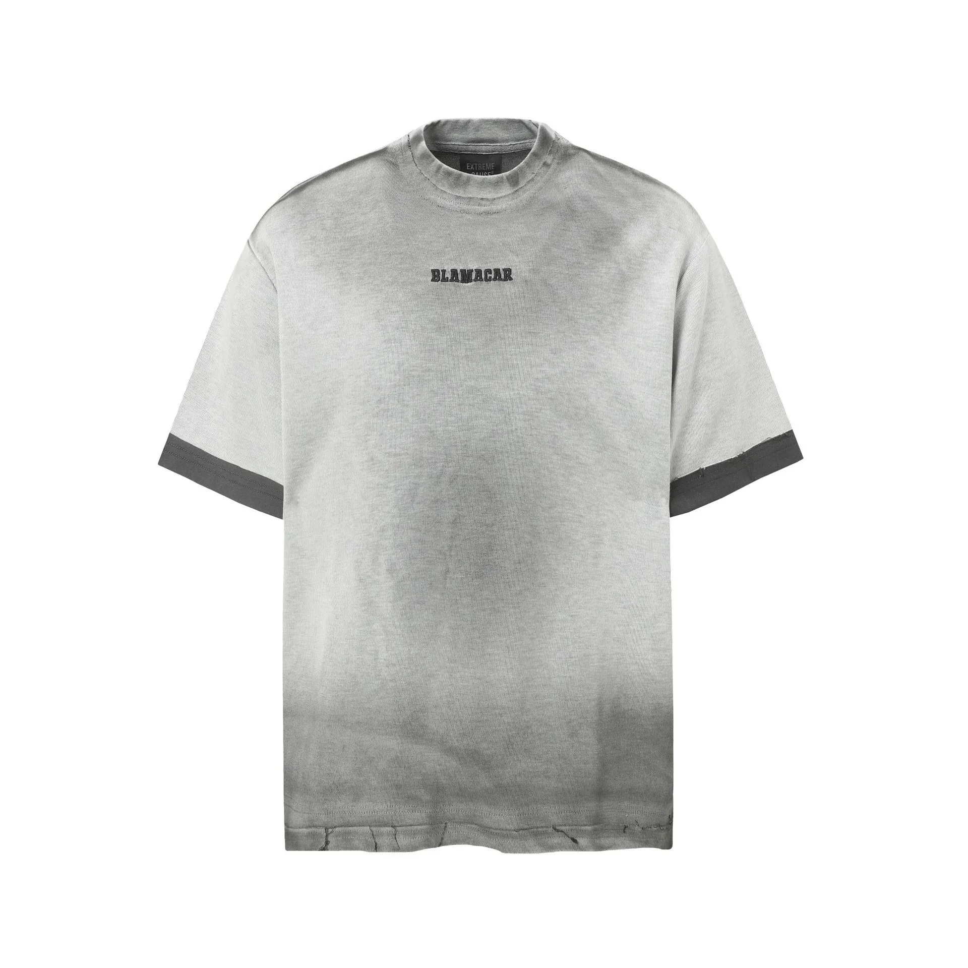 Jiayiku Men's  Summer New Arrival Waste Earth Style American Style Retro Trendy Brand Washed Dirty Dye T-Shirt Loose Top display picture 3